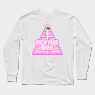 Ostrich Eighties bird Long Sleeve T-Shirt